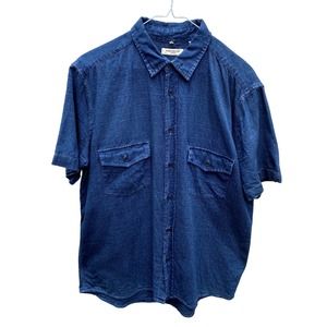 Levis Indigo Chambray Short Sleeve Shirt Medium